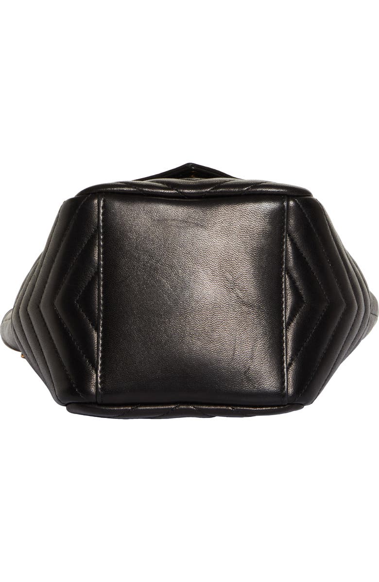 Saint Laurent Mini Joy Matelassé Leather Bucket Bag, Alternate, color,