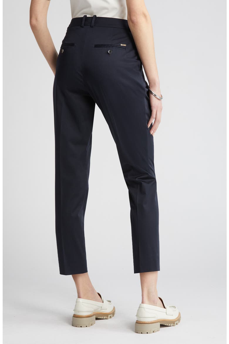 Tetida Slim Fit Stretch Cotton Ankle Pants, Alternate, color, SKY CAPTAIN