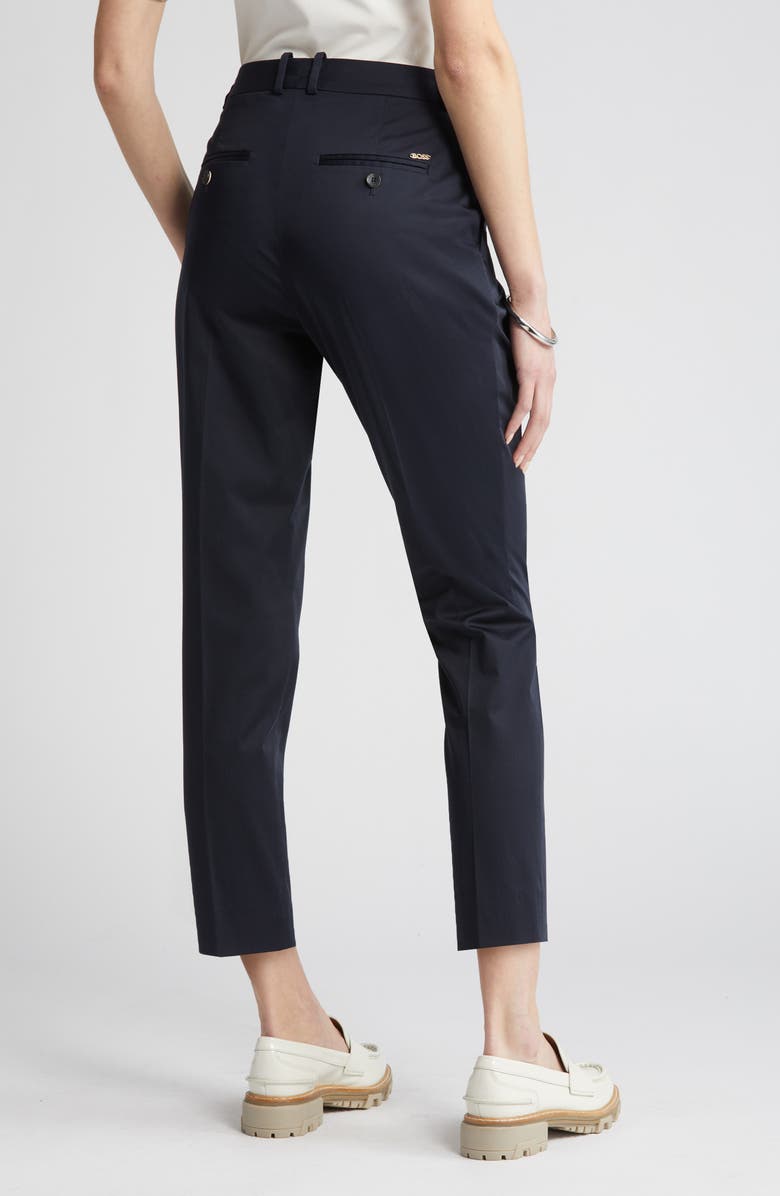 BOSS Tetida Slim Fit Stretch Cotton Ankle Pants, Alternate, color,
