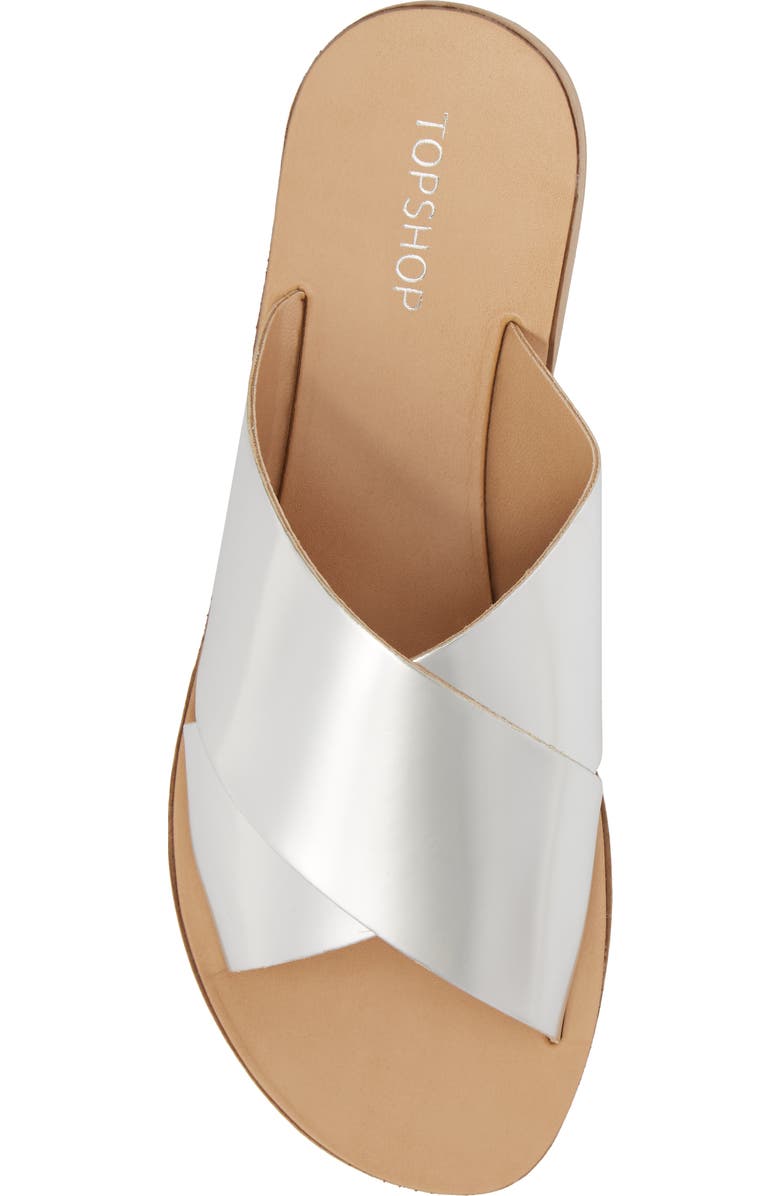 Topshop Hawaii Crisscross Sandal, Alternate, color,