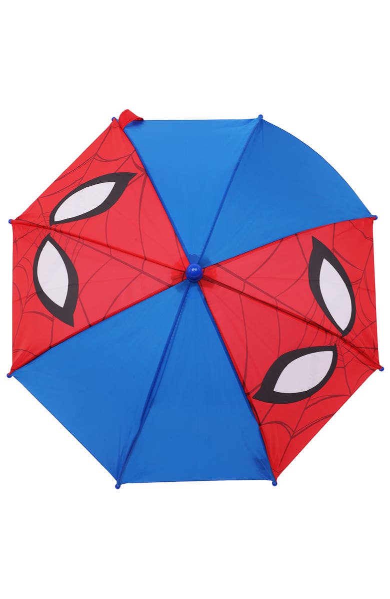 Marvel Spider-Man Face Kids Umbrella, Alternate, color, Multi