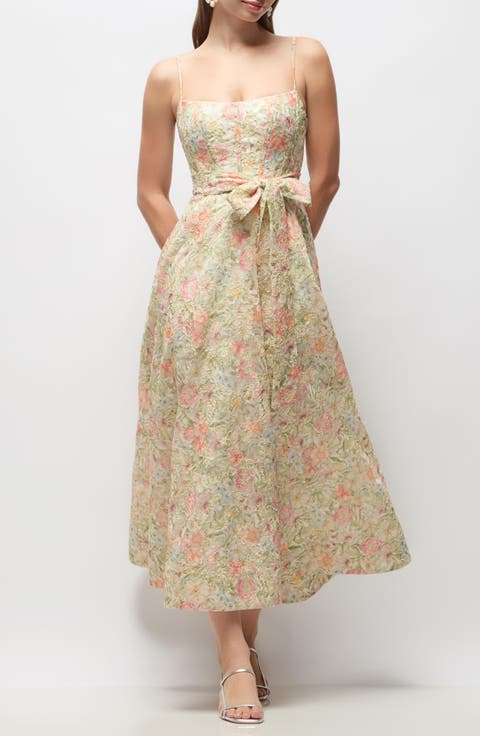 Addy Floral Embroidered Party Dress