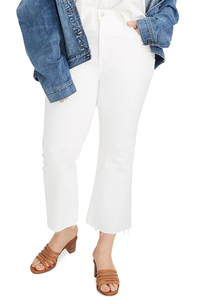 Madewell Cali Raw Edge Demi Boot Jeans, Alternate, color,