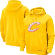 Nike Men's Nike Yellow Cleveland Cavaliers 2025/26 City Edition Essential Logo Remix Hoodie