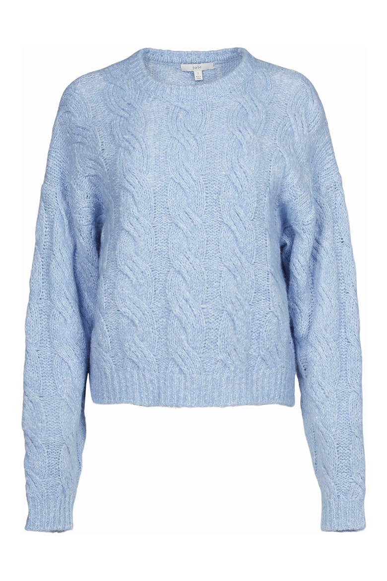 Hyannis Cable Sweater, Alternate, color, POWDER BLUE