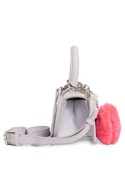Steve Madden Prince Crossbody Bag With Bag Charms In Purple