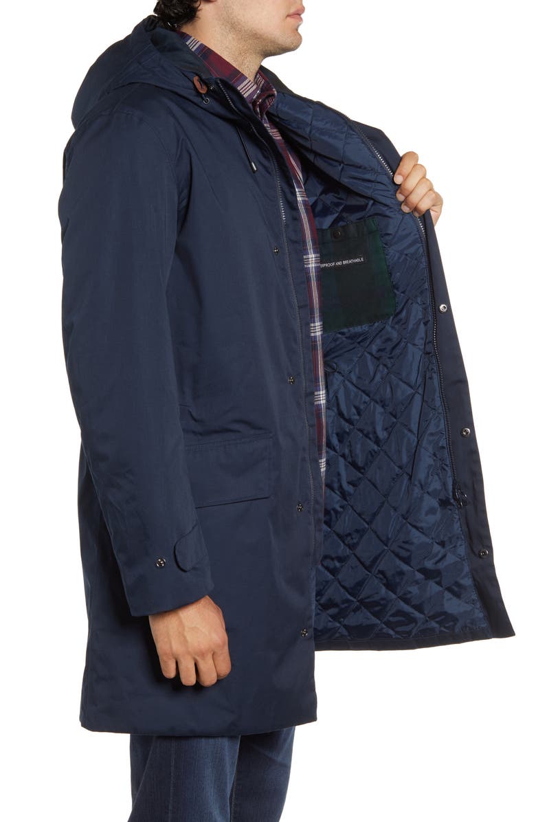 Barbour Pershore Waterproof Hooded Jacket, Alternate, color, 