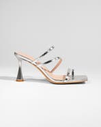 MI/MAI Sorento Square Toe  Leather Sandal
