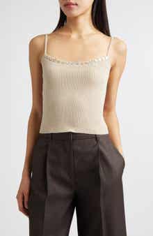 Soleil Wool & Cotton Rib Sweater Tank