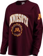 PRESSBOX Women's Maroon Minnesota Golden Gophers Edith Long Sleeve T-Shirt
