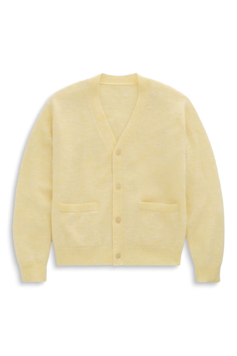 Josiah Mohair & Wool Blend Cardigan, Alternate, color, SUNLIGHT YELLOW