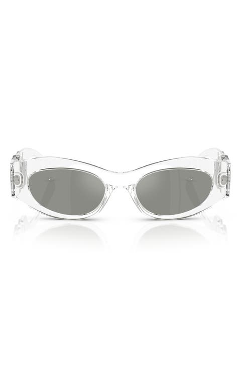 51mm Oval Sunglasses