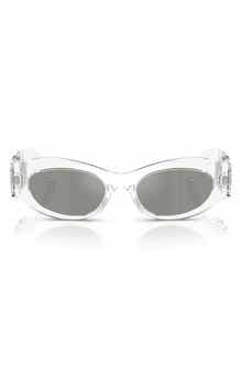 Versace 51mm Oval Sunglasses