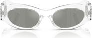 Versace 51mm Oval Sunglasses