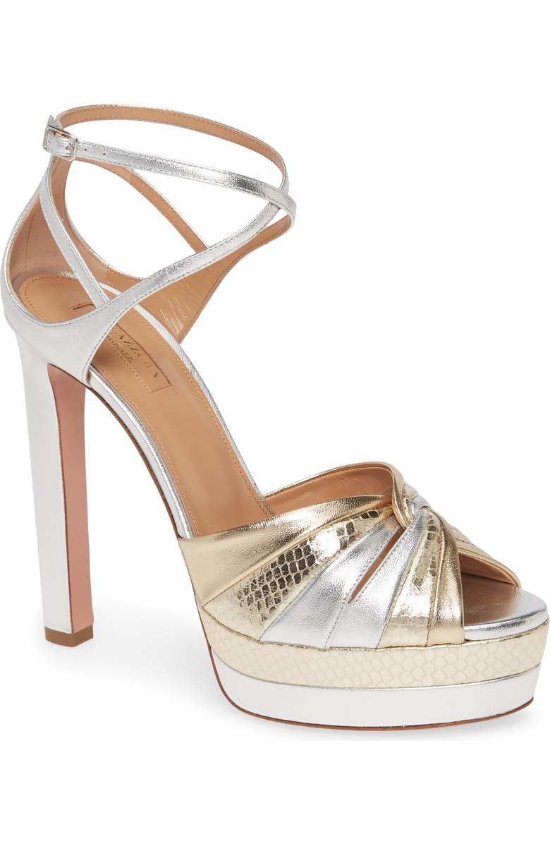 Aquazzura La Di Da Platform Sandal, Main, color,