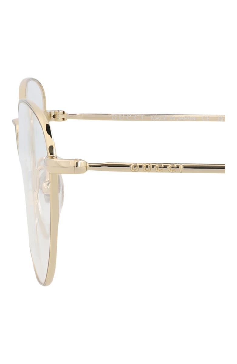Gucci 54mm Cat Eye Optical Glasses, Alternate, color,