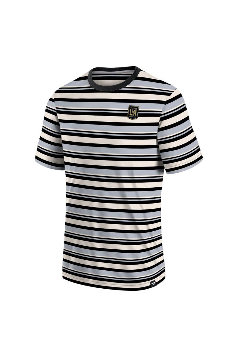 Men's Fanatics Branded Black LAFC Shot Clock Stripe T-Shirt, Alternate, color, Black