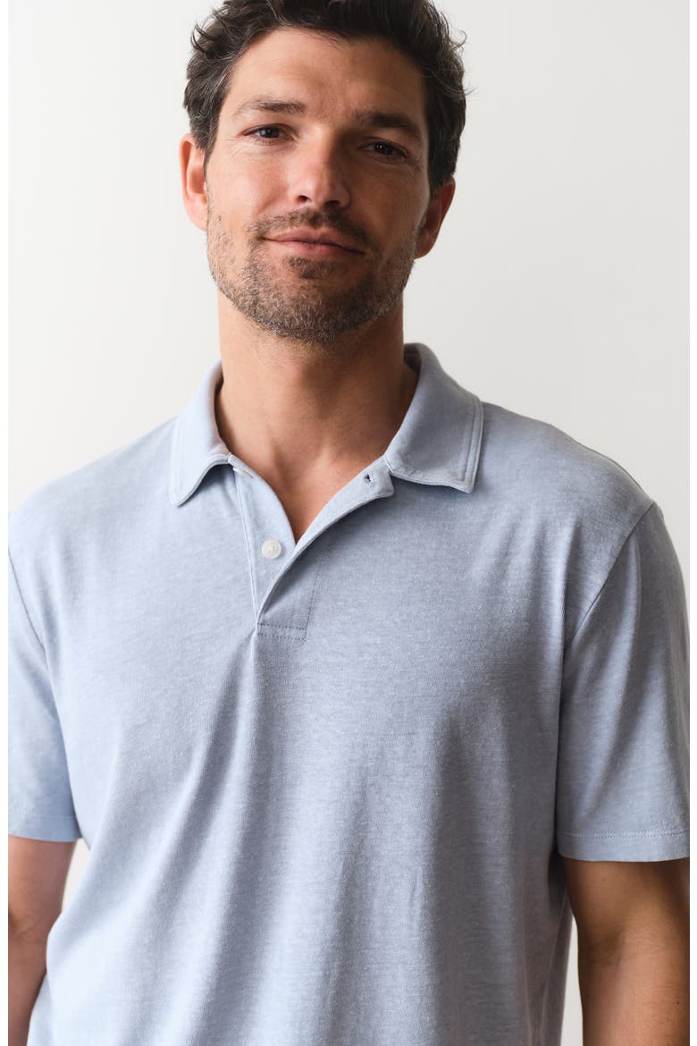 Hemp & Cotton Resort Polo, Alternate, color, SOFT CHAMBRAY