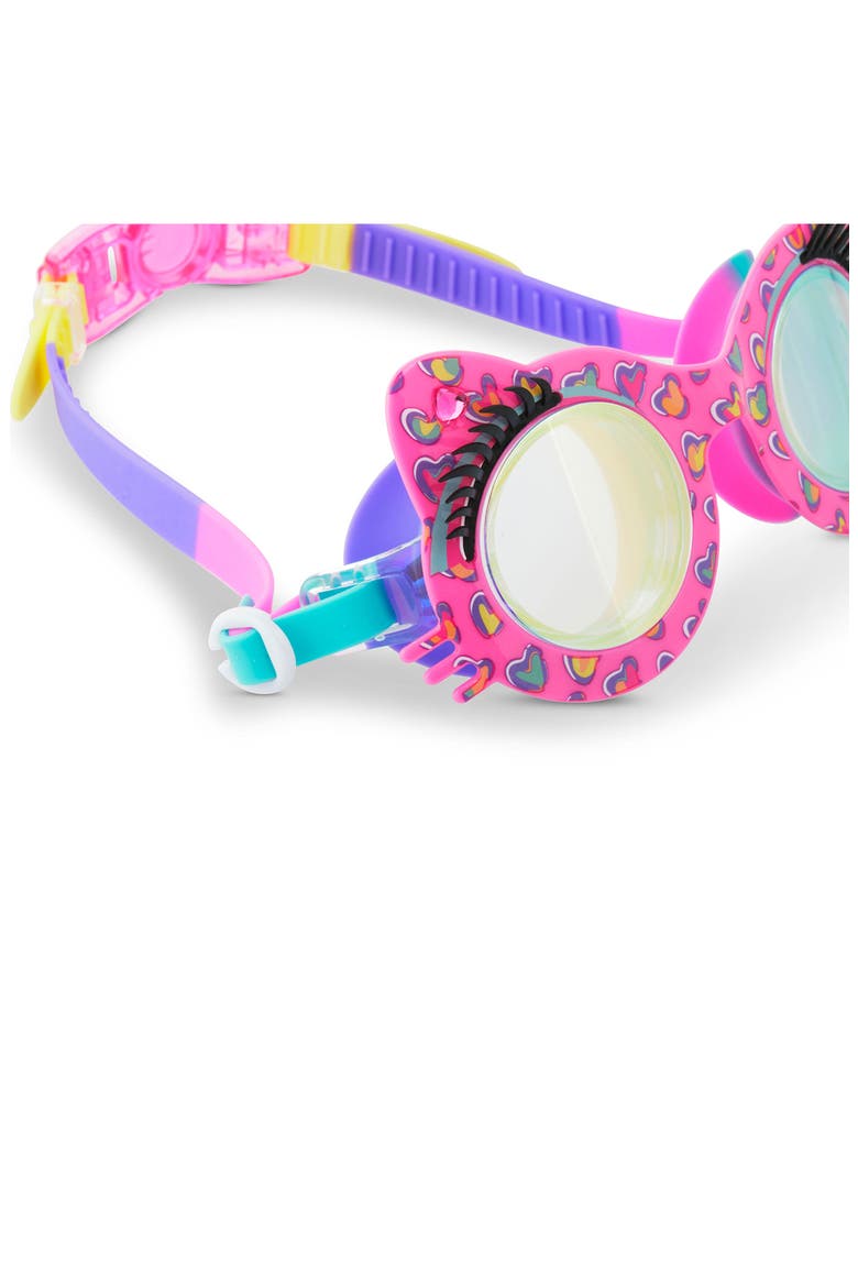 Kids' Kitty Swim Goggles, Alternate, color, PINK MULTI