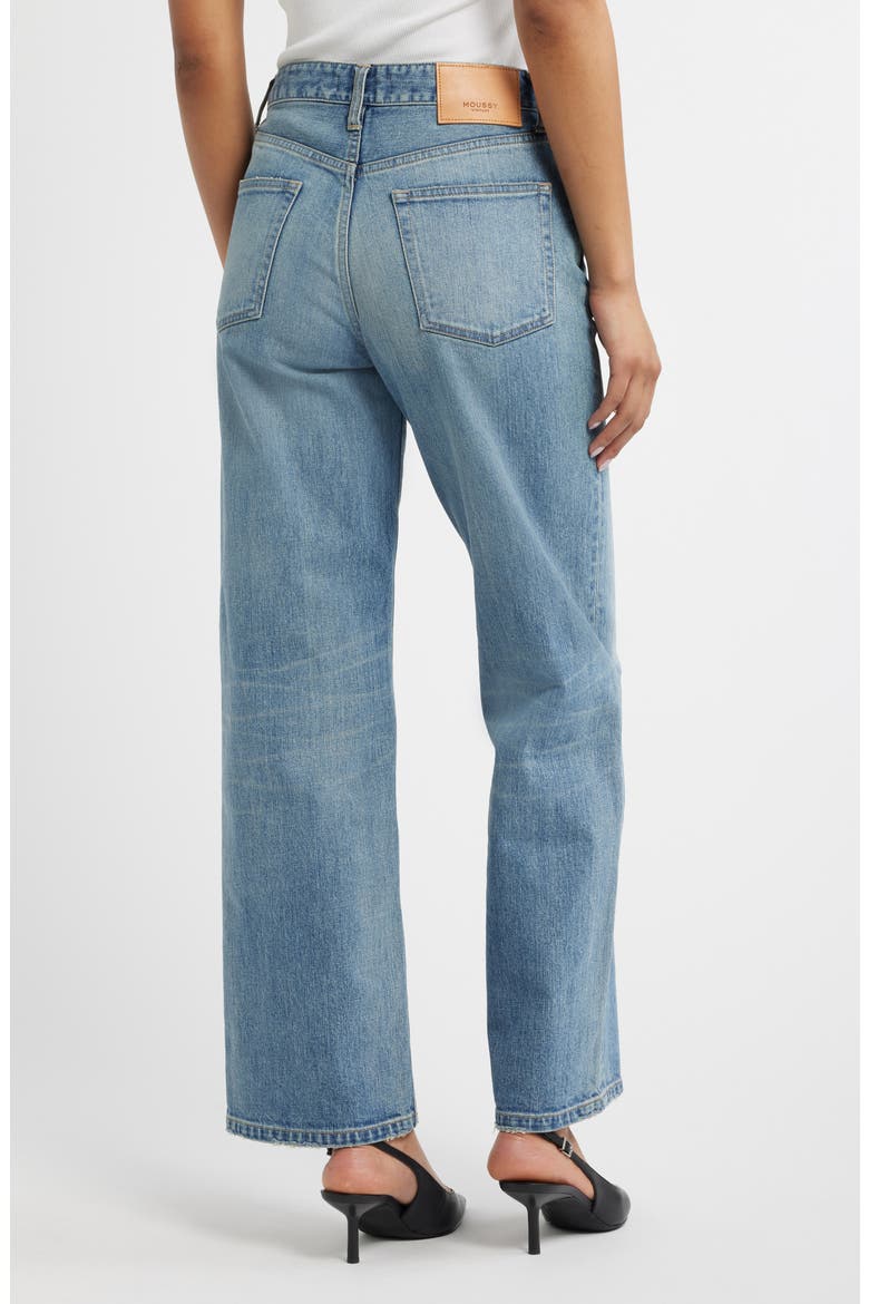 Idabel High Waist Straight Leg Jeans, Alternate, color, LIGHT BLUE