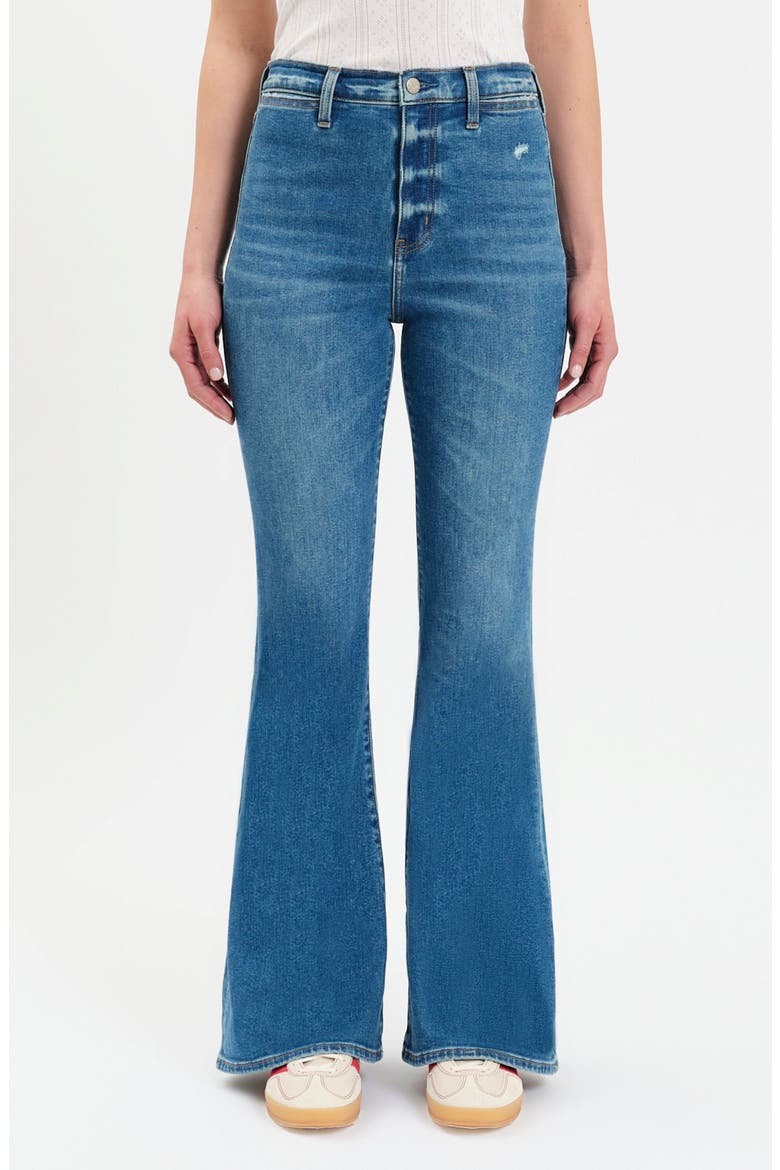 Sunset High Waist Flare Jeans, Main, color, TOO SWEET