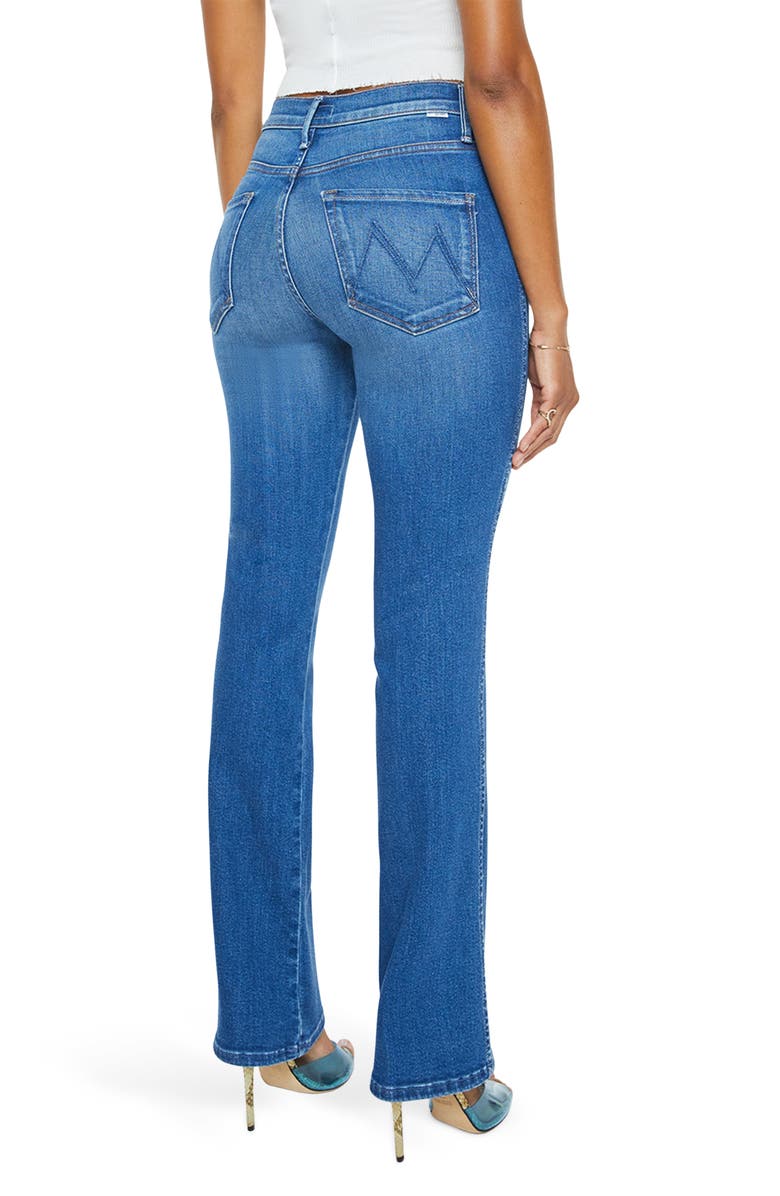 MOTHER Smokin' Double Sneak Straight Leg Jeans, Alternate, color,