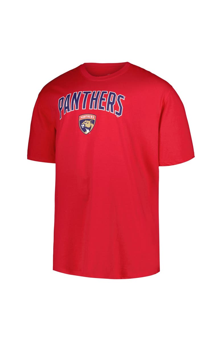 PROFILE Men's Profile Red Florida Panthers Big & Tall Arch Over Logo T-Shirt, Alternate, color, Red