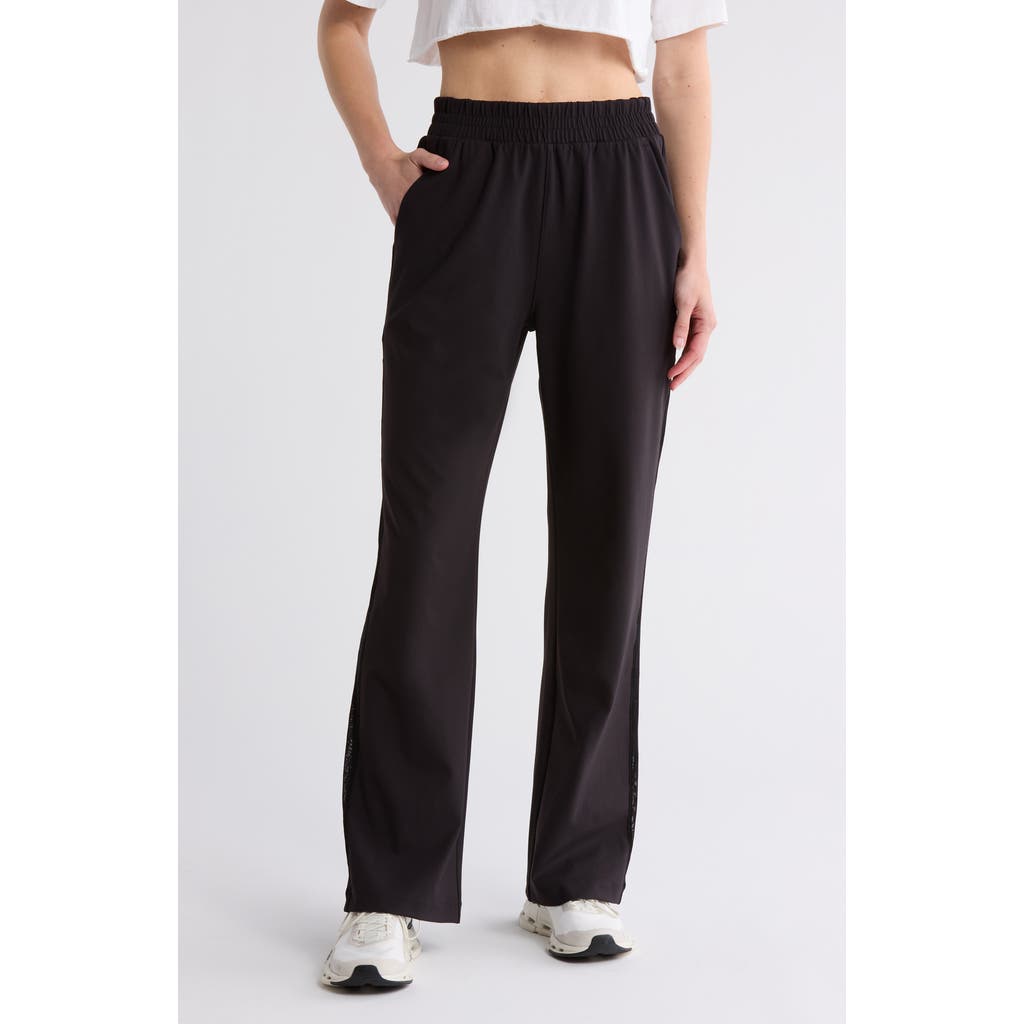 X By Gottex Lace Stripe Wide Leg Pants