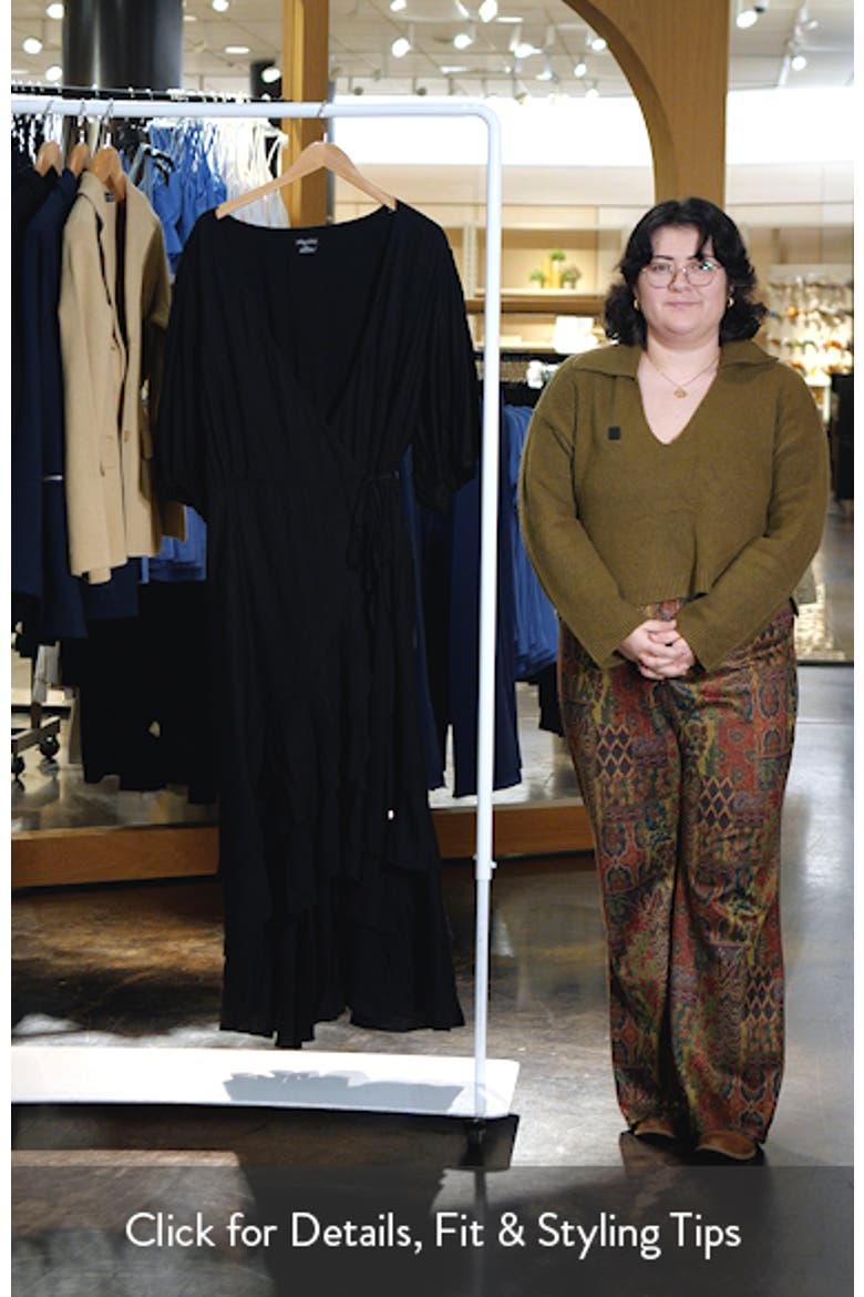 Bea Wrap Front Tiered Dress video