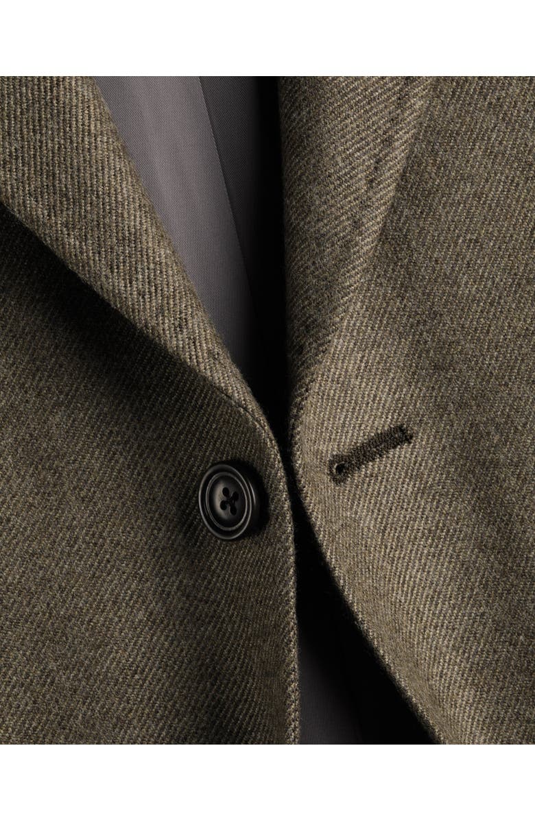 Charles Tyrwhitt Wool Texture Slim Fit Jacket, Alternate, color, Stone