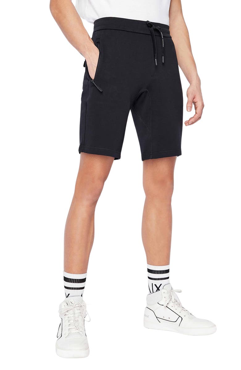 Armani Exchange Cotton Drawstring Shorts, Main, color,