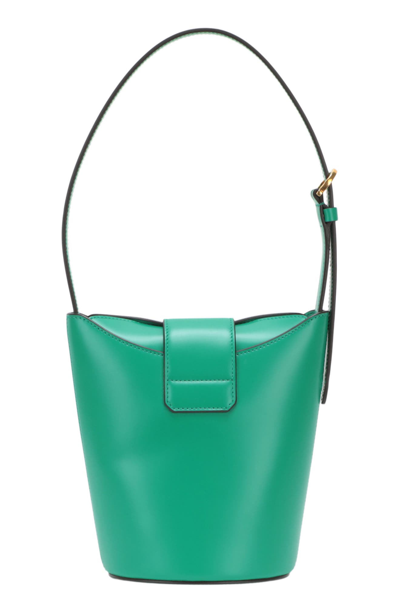 FERRAGAMO Gancini Leather Bucket Bag, Alternate, color, 