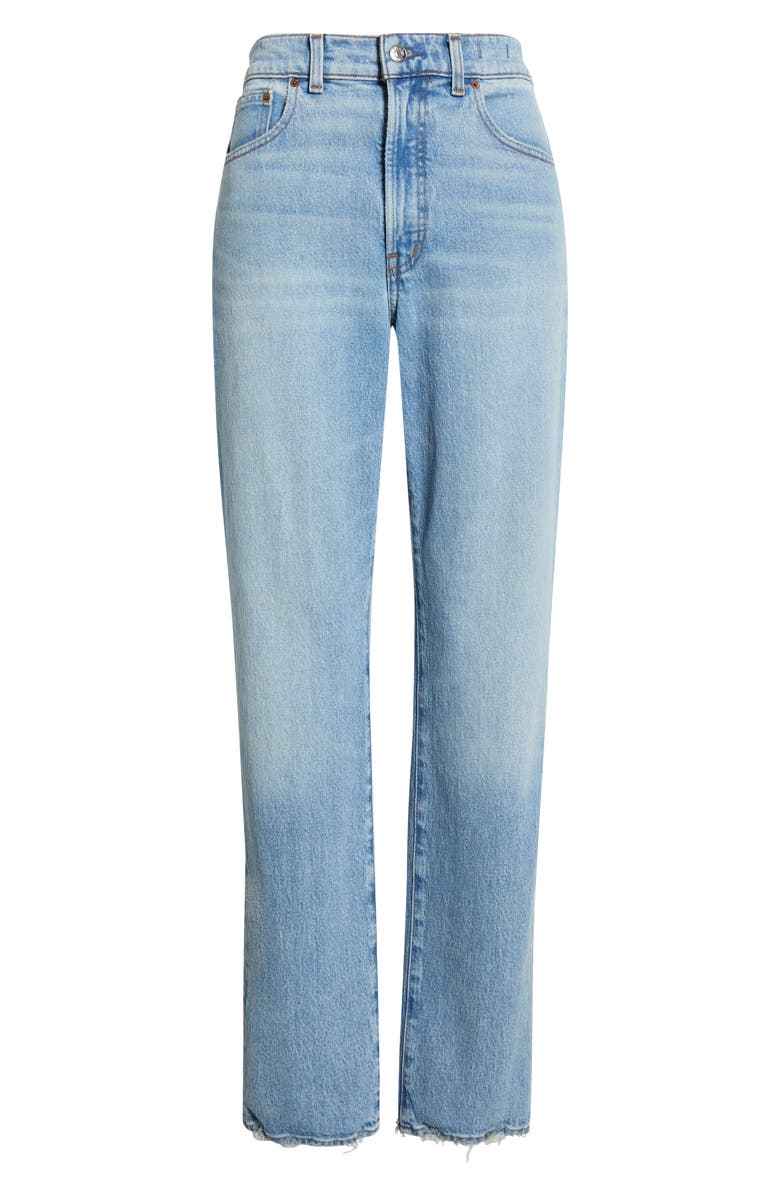 Madewell The Longline Straight Jeans, Main, color, Raebrook Wash