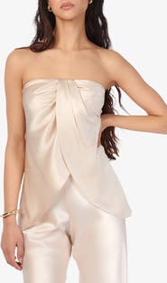 CAMI NYC Bonita Strapless Silk Top