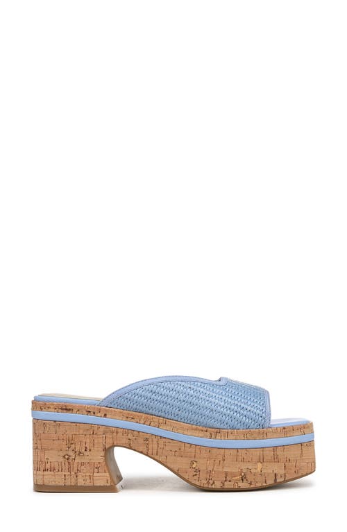 Sarto By Franco Sarto Fernanda Platform Slide Sandal In Blue