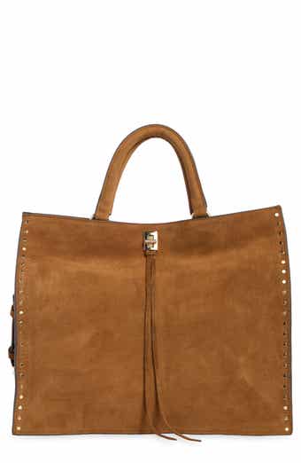 Rebecca Minkoff Darren Stud Suede Tote Bag