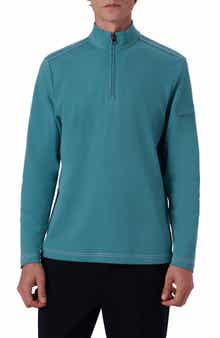 Bugatchi Quarter Zip Knit Pullover