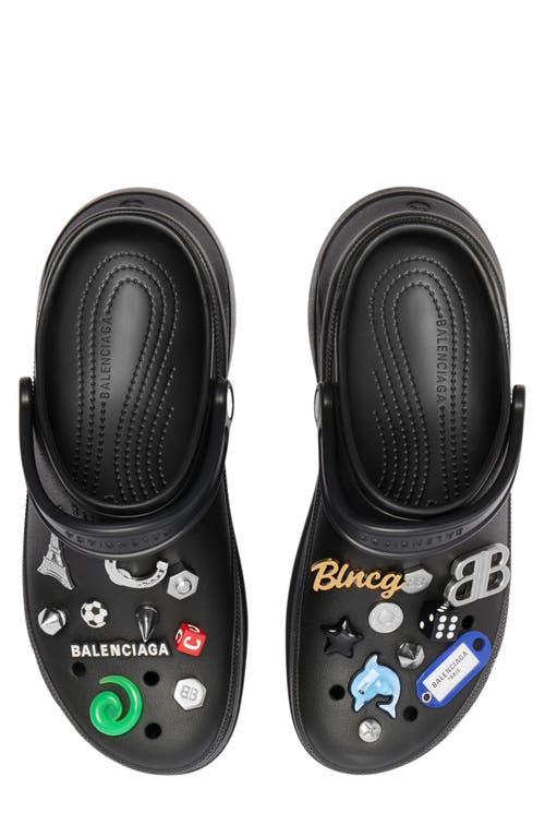 Shop Balenciaga Crocs Clog In Black