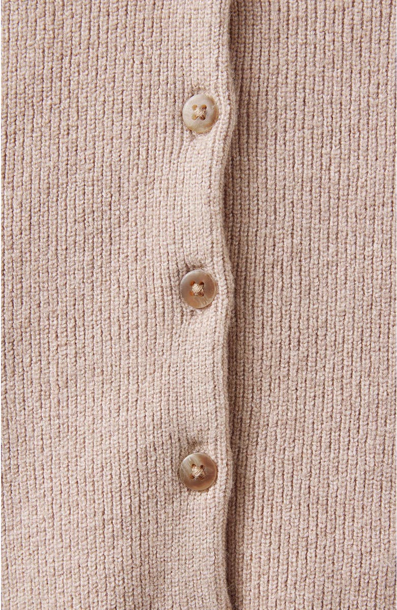 Cotton On Kids Organic Knit Long Sleeve All In One, Alternate, color, Oatmilk Marle