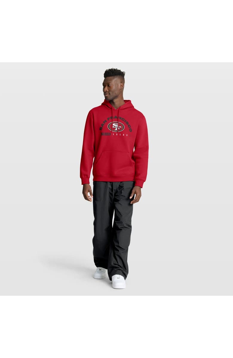 FANATICS Men's Fanatics Scarlet San Francisco 49ers Delay of Game Legacy Pullover Hoodie, Alternate, color, Scarlet