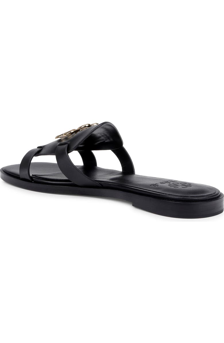 CLERAE Ilena Slide Sandal, Alternate, color, Black Leather