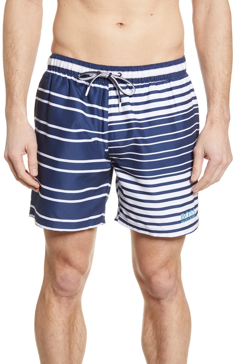 BOSS Glasfish Swim Trunks, Main, color, 