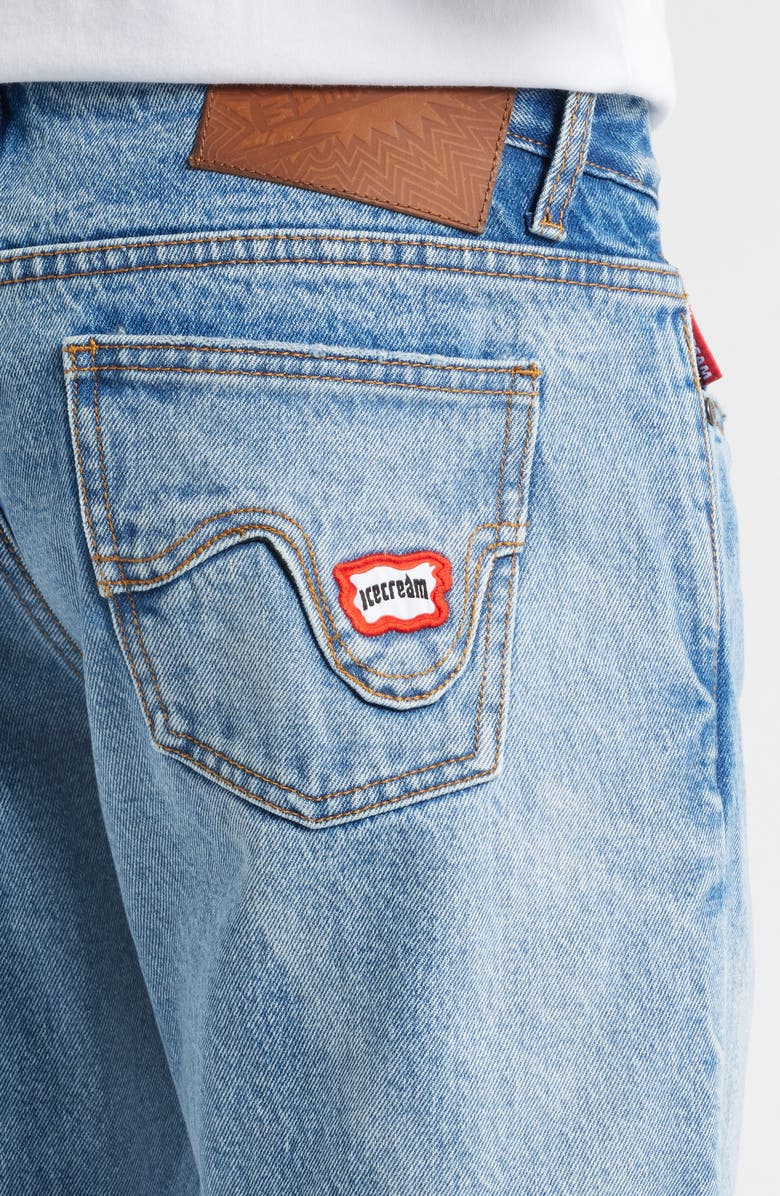 ICECREAM Strawberry Fit Distressed Icing Jeans, Alternate, color, 