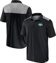FANATICS Men's Fanatics Black New York Jets Long Shot Polo