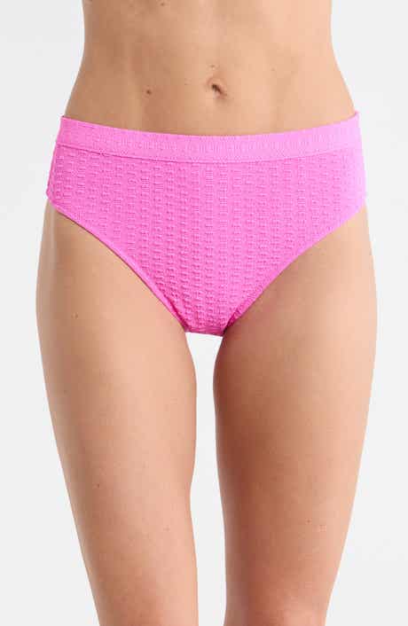 Roxy Haleiwa Banded High Waist Bikini Bottoms