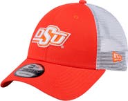 New Era Men's New Era  Orange Oklahoma State Cowboys Trucker 9FORTY Adjustable Hat