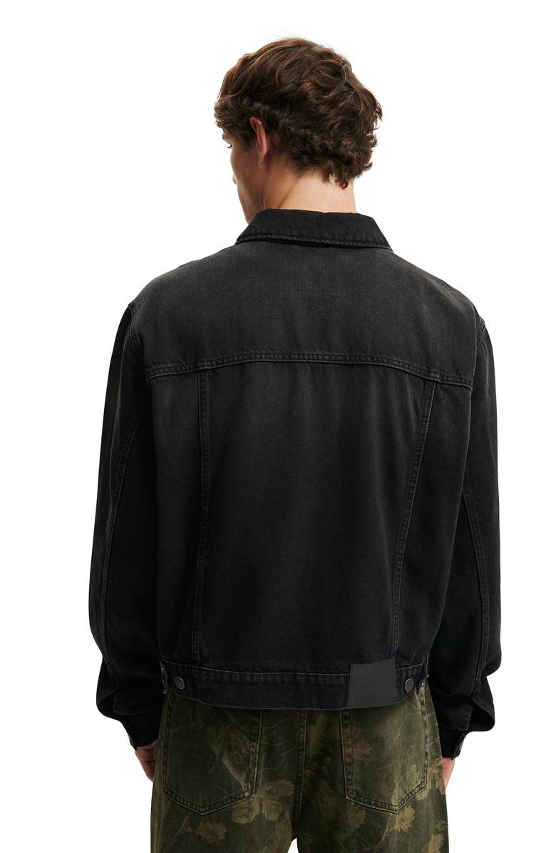 Cotton On Men's Denim Trucker Jacket, Alternate, color,