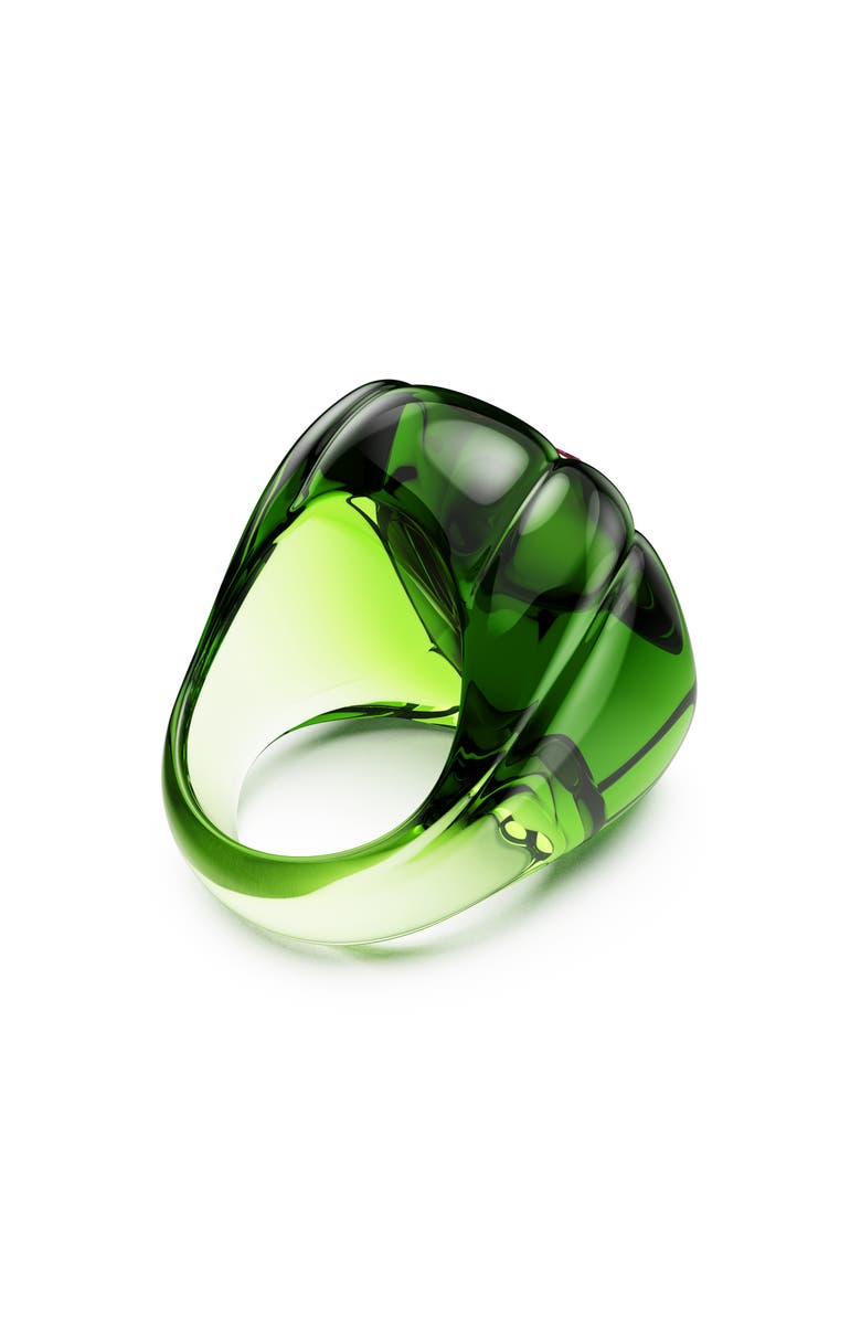 Swarovski Dulcis Crystal Cocktail Ring, Alternate, color, Green/ Pink