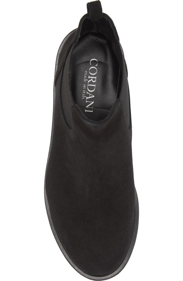 Cordani Alicia Lug Chelsea Boot, Alternate, color, Camoscio Nero