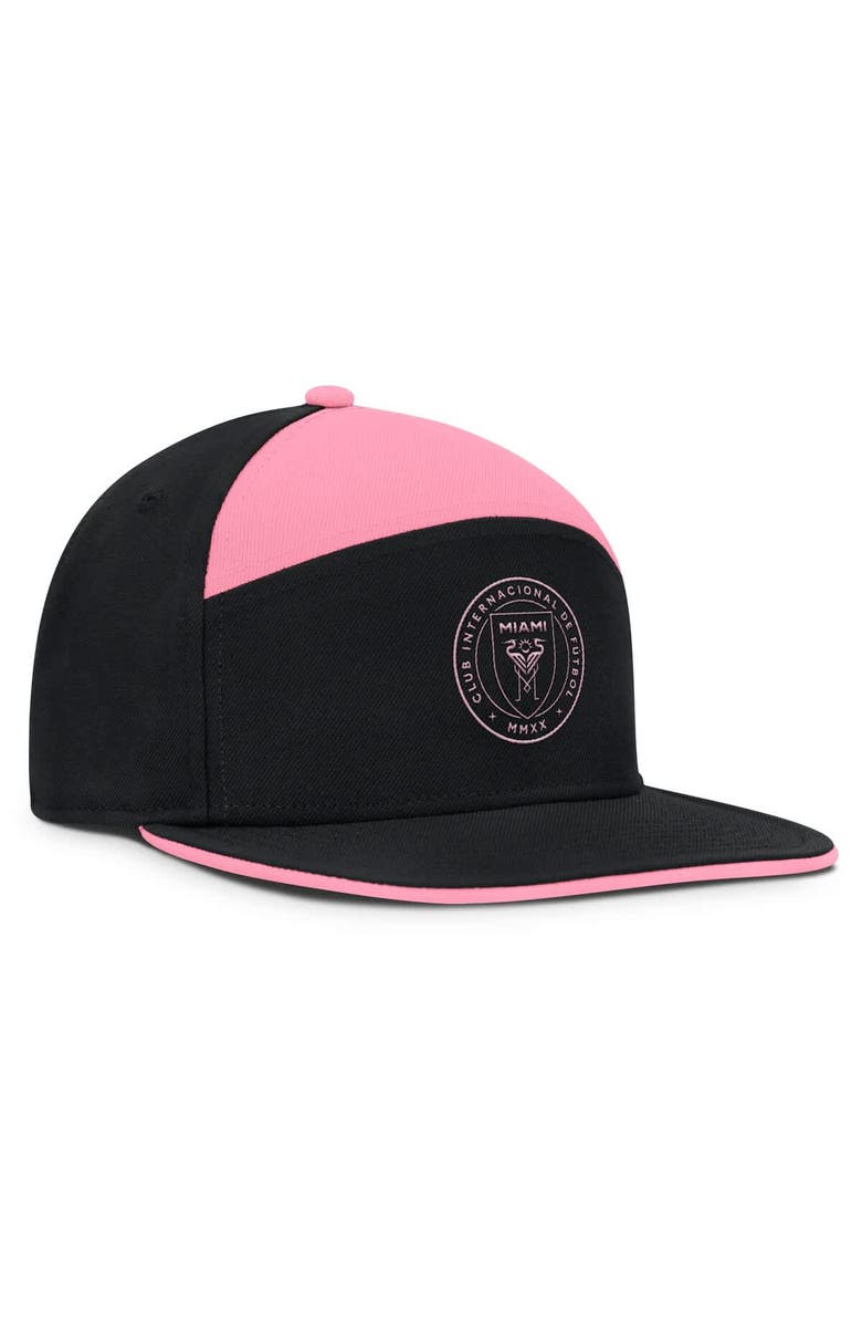 FANATICS Men's Fanatics Black Inter Miami CF Mezzala Snapback Hat, Alternate, color,